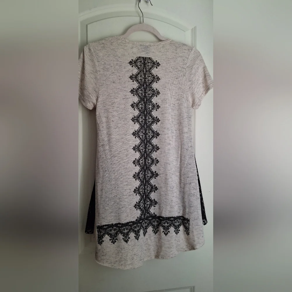 Vocal y2k beaded vneck womens shirt small fairycore cottagecore witchy western - Picture 3 of 8